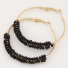 Fashion Jewelry Metal Versatile Simple Bead Earrings Nhsc202460