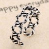 Fashion Jewelry Metal Vintage Woven Open Ring Nhsc202472