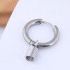 Earrings Men39s Simple Earrings Men39s Simple Hiphop Titanium Steel Spring Men39s Earrings Nhsc203479