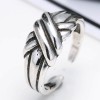 Fashion Metal Imitation Thai Silver Open Ring Nhsc203754