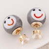 New Fashion Simple Ceramic Smile Earrings Yiwu Toppinggoods Wholesale Nhsc208612
