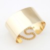 Fashion Texture Metal Exaggerated Glossy Opening Bracelet Yiwu Toppinggoods Wholesale Nhsc208622