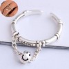 Fashion Retro Smiley Face Pendant Open Ring Yiwu Toppinggoods Wholesale Nhsc208674