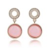 Korean Fashion Concise Opal Earrings Yiwu Toppinggoods Wholesale Nhsc209555