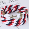 Simple Metal Anchor Braided Multilayer Bracelet Yiwu Toppinggoods Wholesale Nhsc209565