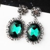Fashion Retro Baroque Gorgeous Gems Exaggerated Earrings Yiwu Toppinggoods Wholesale Nhsc210052