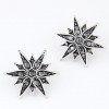 Korean Fashion Retro Shine Sun Flower Earrings Yiwu Toppinggoods Wholesale Nhsc210064