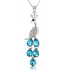 New Genuine Gold Electroplated Malachite Zircon Necklace Yiwu Toppinggoods Wholesale Nhsc210083