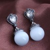 Korean Fashion Sweet Opal Earrings Yiwu Toppinggoods Wholesale Nhsc210438