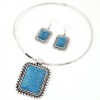 New Fashion Bohemian Gem Necklace Necklace Set Yiwu Toppinggoods Wholesale Nhsc210458