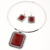 New Fashion Bohemian Gem Necklace Necklace Set Yiwu Toppinggoods Wholesale Nhsc210458
