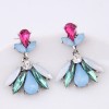 Metal Shiny Gorgeous Gemstone Earrings Yiwu Toppinggoods Wholesale Nhsc211303