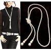 Excellent Pearl Simple Super Long Necklace Yiwu Toppinggoods Wholesale Nhsc211318