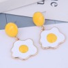 Korean Fashion Sweet Plum Blossom Temperament Personality Stud Earrings Nhsc216993