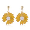 Korean Fashion Sweet And Simple Chrysanthemum Personality Earrings Nhsc216996