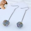 Boutique Korean Fashion Sweet And Simple Flower Buds Hair Ball Personalized Earrings Wholesale Toppinggoods Nhsc219057