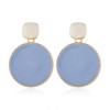 Korean Stylish Metal Sweet Contrast Color Disc Earrings Wholesale Toppinggoods Nhsc219069