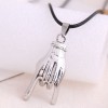 Fashion Retro Trend Mens Domineering Retro Gesture Exaggerated Necklace Wholesale Toppinggoods Nhsc221080