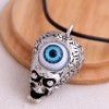 Fashion Retro Trend Mens Domineering Retro Skull Demon Eye Exaggerated Necklace Wholesale Toppinggoods Nhsc221081