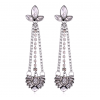 Fashion Metal Simple Flash Diamond Personality Temperament Earrings  Wholesale Toppinggoods Nhsc221631