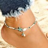 Fashion Concise Sea Shell Pearl Temperament Personality Anklet Nhsc222299