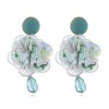 Korean Fashion Simple Idyllic Flowers Water Droplets Personality Temperament Earrings Wholesale Toppinggoods Nhsc225004