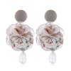Korean Fashion Simple Idyllic Flowers Water Droplets Personality Temperament Earrings Wholesale Toppinggoods Nhsc225004