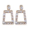 Metal Simple Geometric Shape Shine Gem Temperament Exaggerated Earrings Wholesale Toppinggoods Nhsc225006