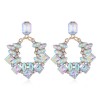 Metal Simple And Brilliant Sparkle Gems Exaggerated Stud Earrings Wholesale Toppinggoods Nhsc225007