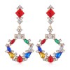 Metal Simple Circle Bright Temperament Exaggerated Earrings Wholesale Toppinggoods Nhsc225008