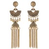 New Retro Texture Bohemian Celebrity Style Simple Bells Drip Tassel Temperament Earrings Wholesale Toppinggoods Nhsc225291