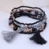 New Trend Bohemian Celebrity Style Mix And Match Rice Beads Accessories Tassel Temperament Multilayer Bracelet Wholesale Toppinggoods Nhsc225548