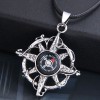 New Fashion Men Domineering Vintage Compass Personality Necklace Wholesale Toppinggoods Nhsc225560