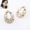 Korea  Fashion Sweet Bright Water Drop Earrings Wholesale Toppinggoods Nhsc225570
