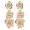 Fashion Metal Jane Flower Clean Temperament Earrings Wholesale Toppinggoods Nhsc225574