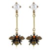 Fashion Metal Simple And Wild Bee Temperament Earrings Wholesale Toppinggoods Nhsc225575