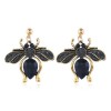 Metal Simple Shine Gemstone Ladybug Fashion Temperament Exaggerated Earrings Wholesale Toppinggoods Nhsc225576