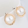 Boutique Korean Fashion Metal Sweet And Elegant Simple Pearl Personality Temperament Earrings Wholesale Toppinggoods Nhsc225580