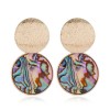 Fashion Trend Simple Shell Simple Round Earrings Wholesale Toppinggoods Nhsc226215