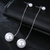 Korean Fashion Simple And Elegant Pearl Copper Earrings Wholesale Toppinggoods Nhsc226296