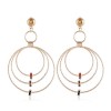 Fashion Simple And Versatile Multicircle Exaggerated Earrings Wholesale Toppinggoods Nhsc226298