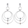 Fashion Simple And Versatile Multicircle Exaggerated Earrings Wholesale Toppinggoods Nhsc226298