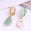 Boutique Korean Fashion Contrast Color Drop Earrings Nhsc228755