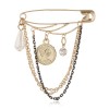 Fashion Simple Metal Coin Multielement Brooch Pin Wholesale Toppinggoods Nhsc231816