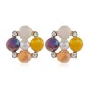 925 Silver Pin High Quality Fashion Metal Simple Flash Diamond Pearl Earrings Wholesale Toppinggoods Nhsc231820