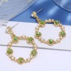 925 Silver Pin High Quality Fashion Metal Crystal Pearl Simple Circle Earrings  Wholesale Toppinggoods Nhsc231826