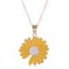 Fashion Metal Simple Small Chrysanthemum Necklace Wholesale Toppinggoods Nhsc231830