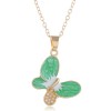 Korean Simple Fashion Contrast Color Hollow Butterfly Necklace Wholesale Toppinggoods Nhsc232489