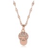 Korean Fashion Copper Microset Zirconium Cute Cap Hat Necklace Wholesale Toppinggoods Nhsc232499