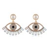 New Fashion Metal Shining Devils Eye Earrings Wholesale Toppinggoods Nhsc233357